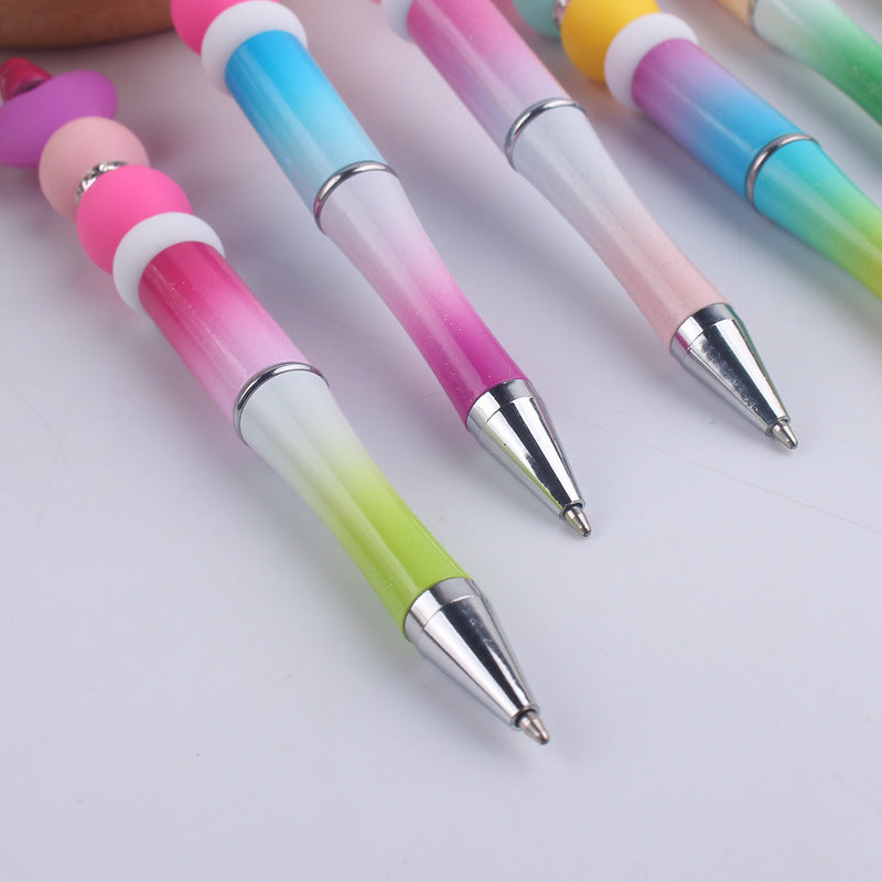 Wholesale Cartoon Love Silicone Handmade Bead Pen